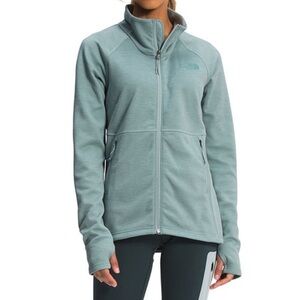 The North Face Canyonlands Full-Zip Fleece Jacket Women’s Size Large Silver Blue